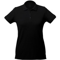 Рубашка поло женская черная VIRMA LADY, XL