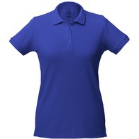 Рубашка поло женская ярко-синяя VIRMA LADY, S