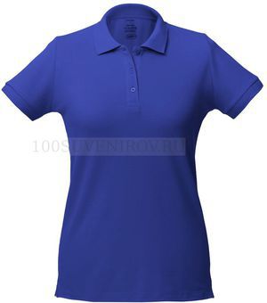 Фото Женская рубашка поло ярко-синяя VIRMA LADY, размер S