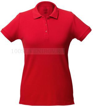 Фото Женская рубашка поло красная VIRMA LADY, размер L