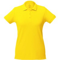 Картинка Рубашка поло женская Virma lady, желтая L от модного бренда Юнит