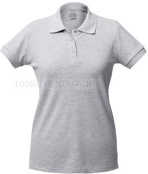 Фото Женская рубашка поло серая меланж VIRMA LADY, размер L