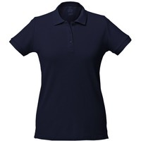 Картинка Рубашка поло женская Virma lady, темно-синяя M компании Юнит