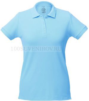 Фото Женская рубашка поло голубая VIRMA LADY, размер S