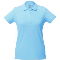 Картинка Рубашка поло женская Virma lady, голубая M, дорогой бренд Unit