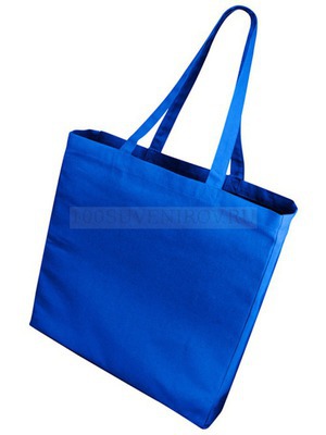 Фото Ярко-синяя сумка ODESSA хлопковая под термотрансфер