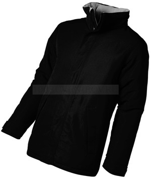 Фото Мужская куртка черная UNDER SPIN под термотрансфер, размер XL