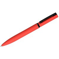 MIRROR BLACK, ручка шариковая, красный, металл, софт- покрытие