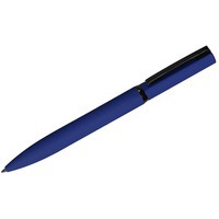 MIRROR BLACK, ручка шариковая, темно-синий, металл, софт- покрытие