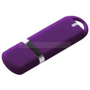 Фото Фиолетовая флешка из пластика MEMO, 8 Гб
