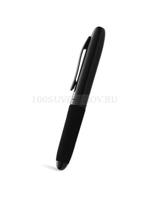 Фото Шариковая ручка черная из металла VIENNA, черные чернила