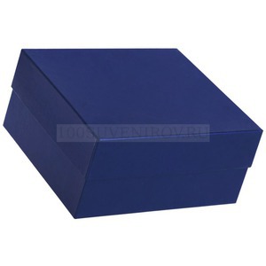Фото Синяя коробка из картона SATIN, большая