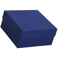 Коробка синяя из картона SATIN, малая