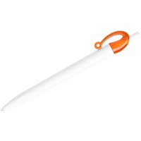 СKER, ручка пластиковая JO шариковая, оранжевый/белый