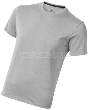 Фото Мужская футболка серая меланж из хлопка NANAIMO, размер 3XL