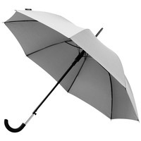 Маленький зонт трость Arch полуавтомат 23, серый и маленький размер