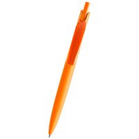 Ручка пластиковая оранжевая шариковая Prodir софт-тач