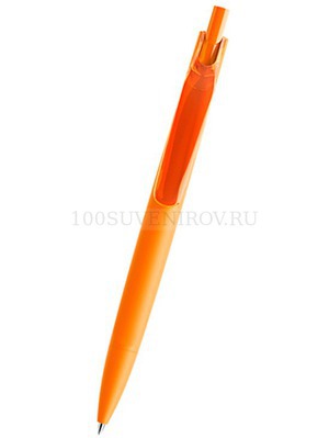 Фото Пластиковая ручка оранжевая шариковая Prodir ds6prr-10 софт-тач
