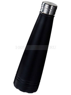 Фото Вакуумная бутылка черная DUKE с медным покрытием