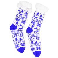 Домашние носки женские, синий и новогодних товаров