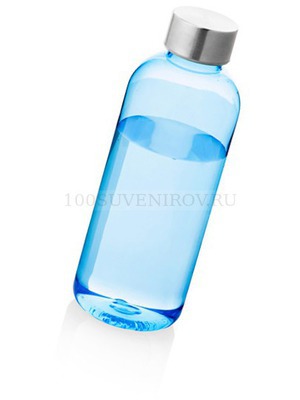 Фото Синяя прозрачный бутылка из алюминия SPRING на 600 мл