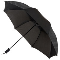 Семейный зонт Victor 23 двухсекционный полуавтомат, черный
