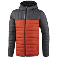 Фото Куртка мужская Outdoor с капюшоном, серая с оранжевым S