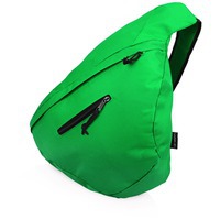 Треугольный рюкзак зеленый BROOKLYN