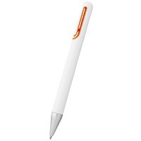 Ручка шариковая нестандартная NASSAU, белый/оранжевый