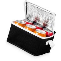 Сумка-холодильник ручная с аккумулятором холода Spectrum, 3,6 л., 6 банок, черный/белый