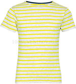 Фото Брендовая футболка MILES KIDS серый с желтым 6 лет 106