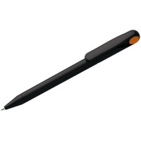 Ручка шариковая черная с оранжевым из пластика Prodir DS1 TMM Dot