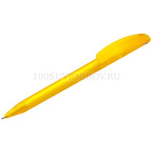 Фото Шариковая ручка желтая с серым из пластика Prodir DS3 TFF Ring