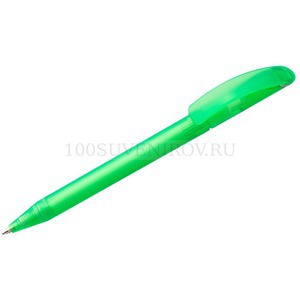 Фото Шариковая ручка светло-зеленая с серым из пластика Prodir DS3 TFF Ring