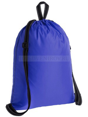 Фото Синий рюкзак UNIT NOVVY с шелкографией