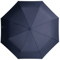 Изображение Зонт складной Unit Comfort, темно-синий c черной ручкой