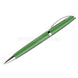 Фото PEACHY, ручка шариковая, зеленый/хром, алюминий, пластик