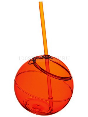 Фото Оранжевая емкость из пластика для питья FIESTA
