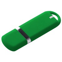 Флешка зеленый из пластика MEMO, 8 Гб