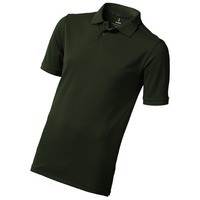 Рубашка поло мужская зеленая армейский из хлопка CALGARY , армейский зеленый, L