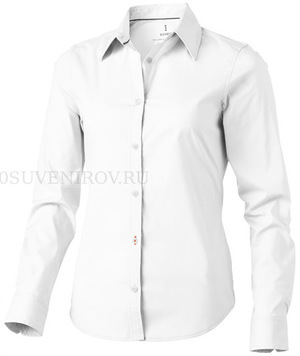Фото Женская рубашка белая HAMILTON с длинным рукавом, размер S