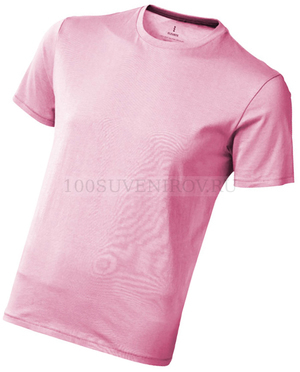 Фото Мужская футболка светло-розовая NANAIMO с вышивкой