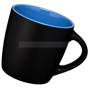 Фото Керамическая чашка "Riviera" (черный, синий)
