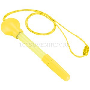 Фото Ручка шариковая с мыльными пузырями (желтый)