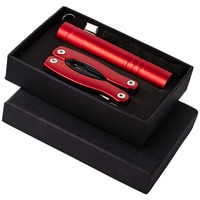 Подарочный набор для мужчин Скаут: многофункциональный нож и фонарик и подарки