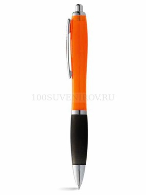 Фото Ручка пластиковая шариковая "Nash" «Scripto» (оранжевый, черный, серебристый)