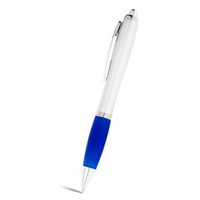 Ручка пластиковая шариковая "Nash", ярко-синий/серебристый