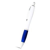 Ручка пластиковая шариковая "Nash", белый/синий/серебристый