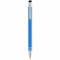 Ручка металлическая шариковая "Hawk", синий/серебристый