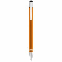 Ручка металлическая шариковая "Hawk", оранжевый/серебристый